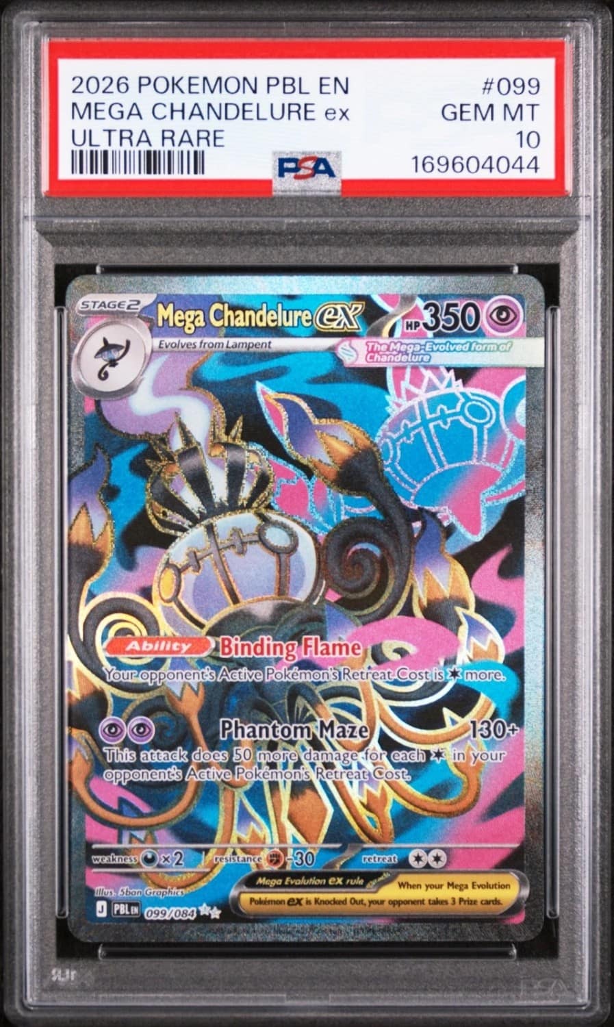Mega Chandelure Ex