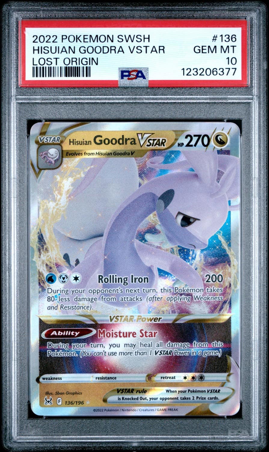 Hisuian Goodra Vstar