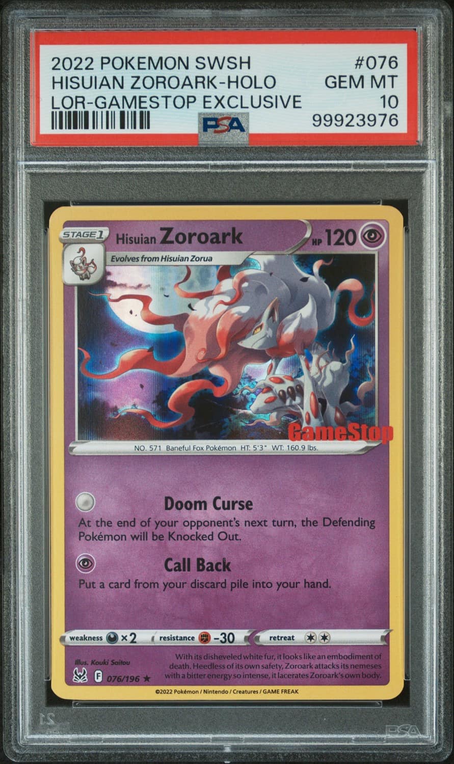 Hisuian Zoroark