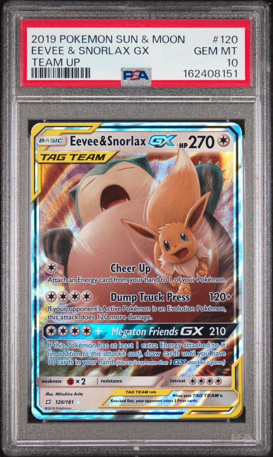 Eevee & Snorlax Gx