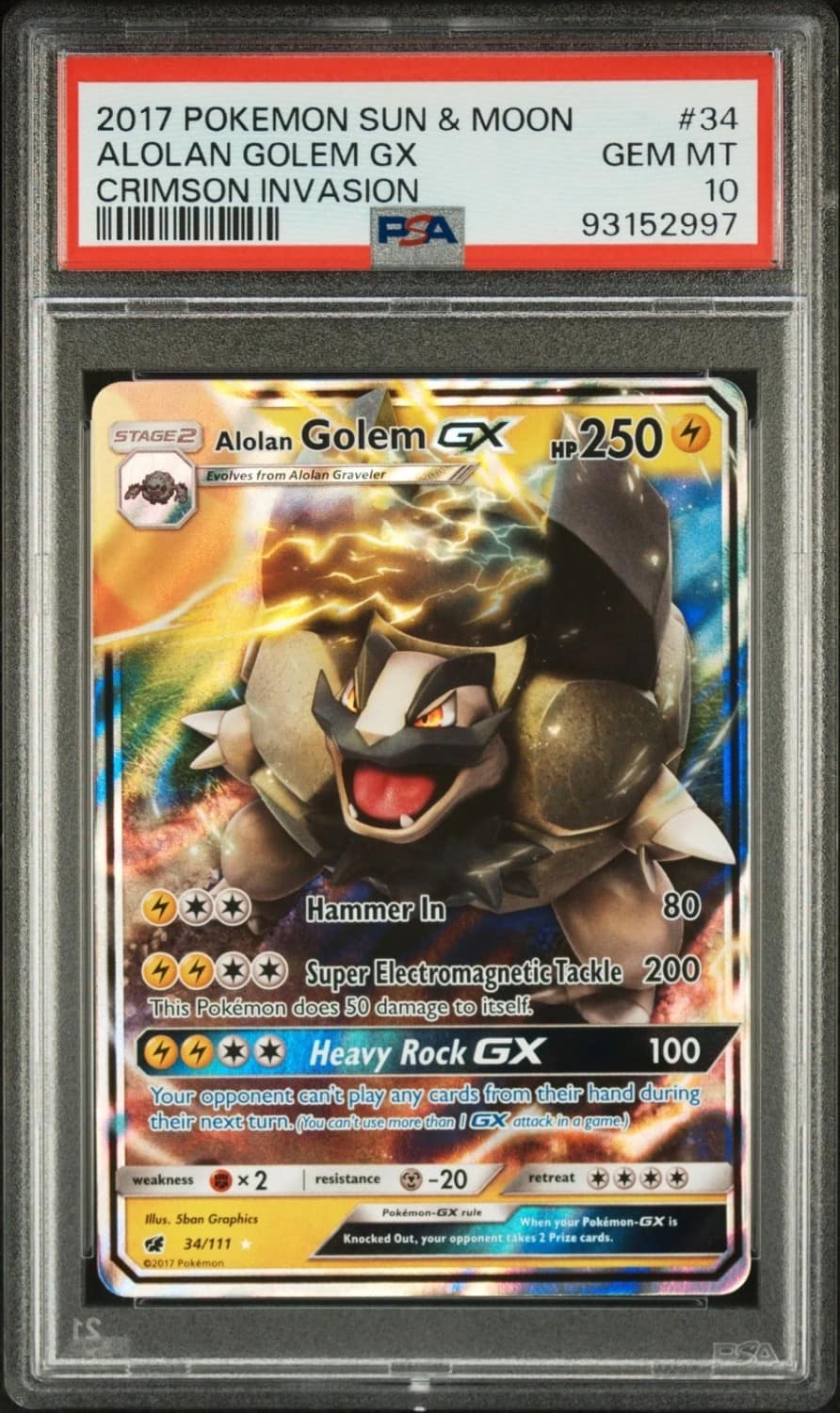 Alolan Golem Gx