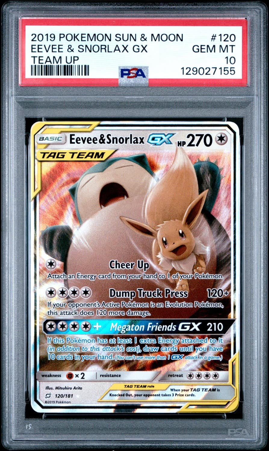 Eevee & Snorlax Gx
