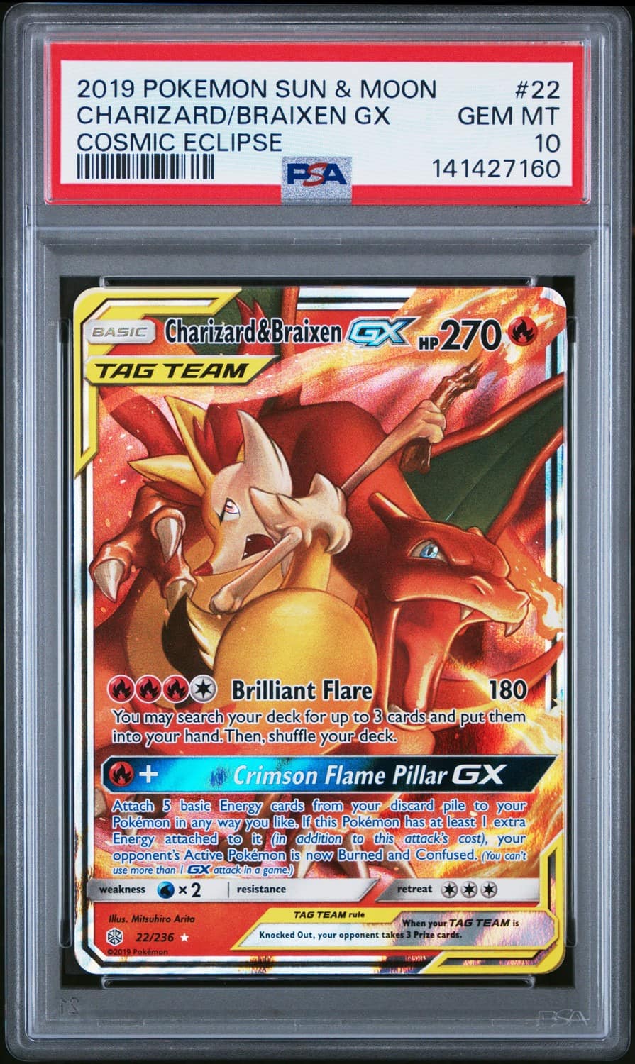 Charizard/braixen Gx