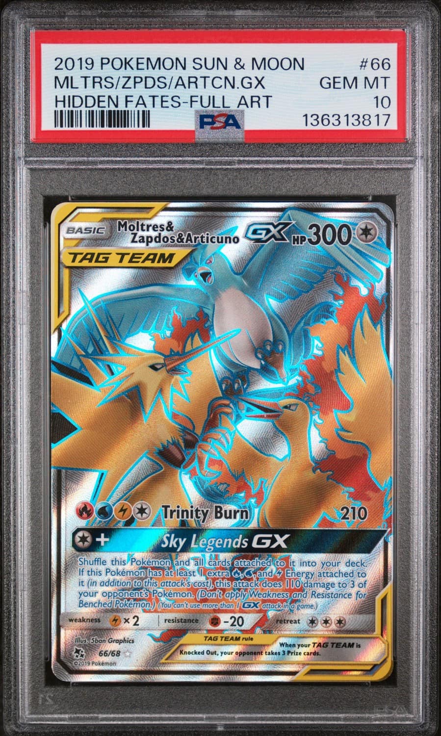 Moltres & Zapdos & Articuno Gx