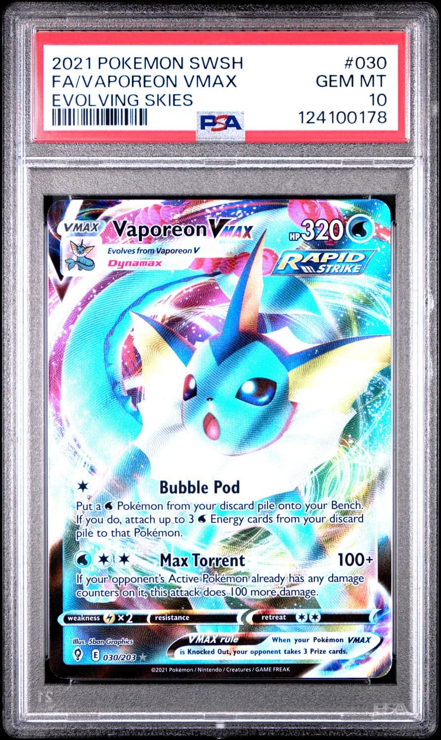 Vaporeon Vmax