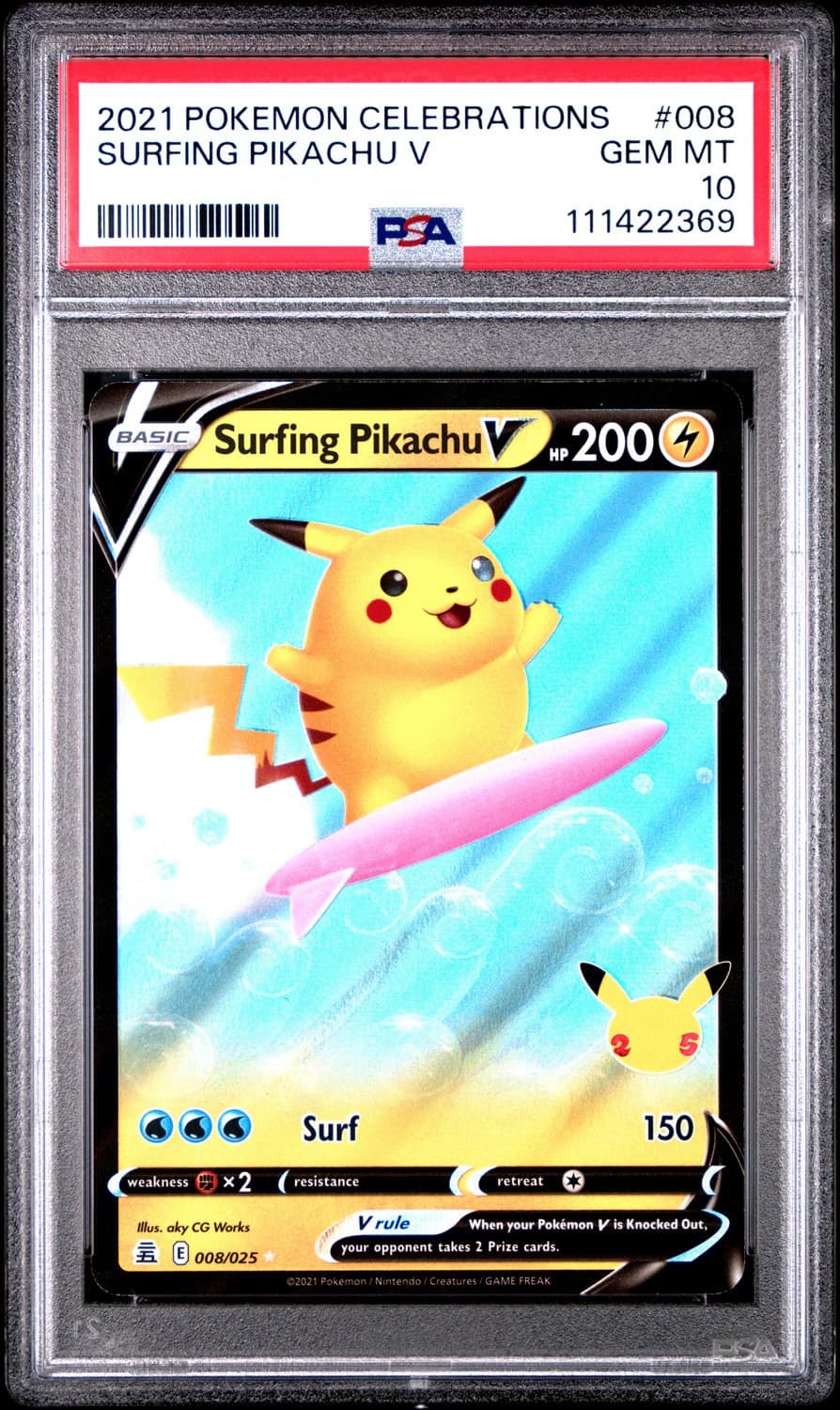 Surfing Pikachu V