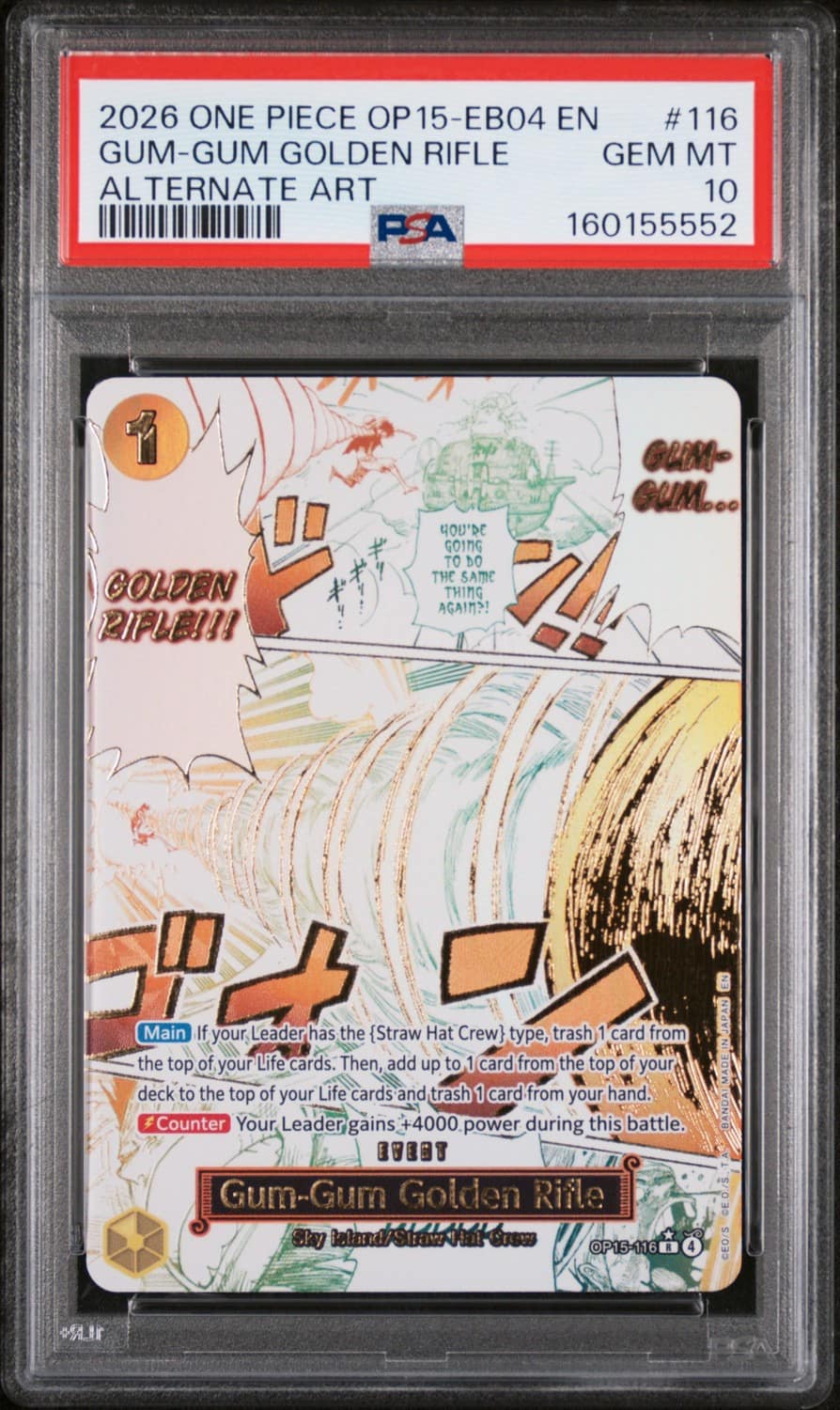 Gum-Gum Golden Rifle
