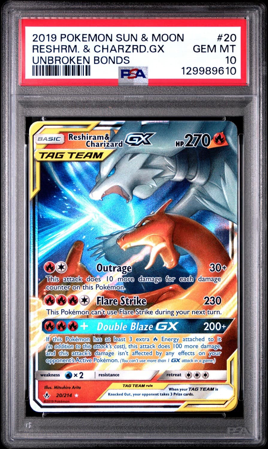Reshiram & Charizard Gx