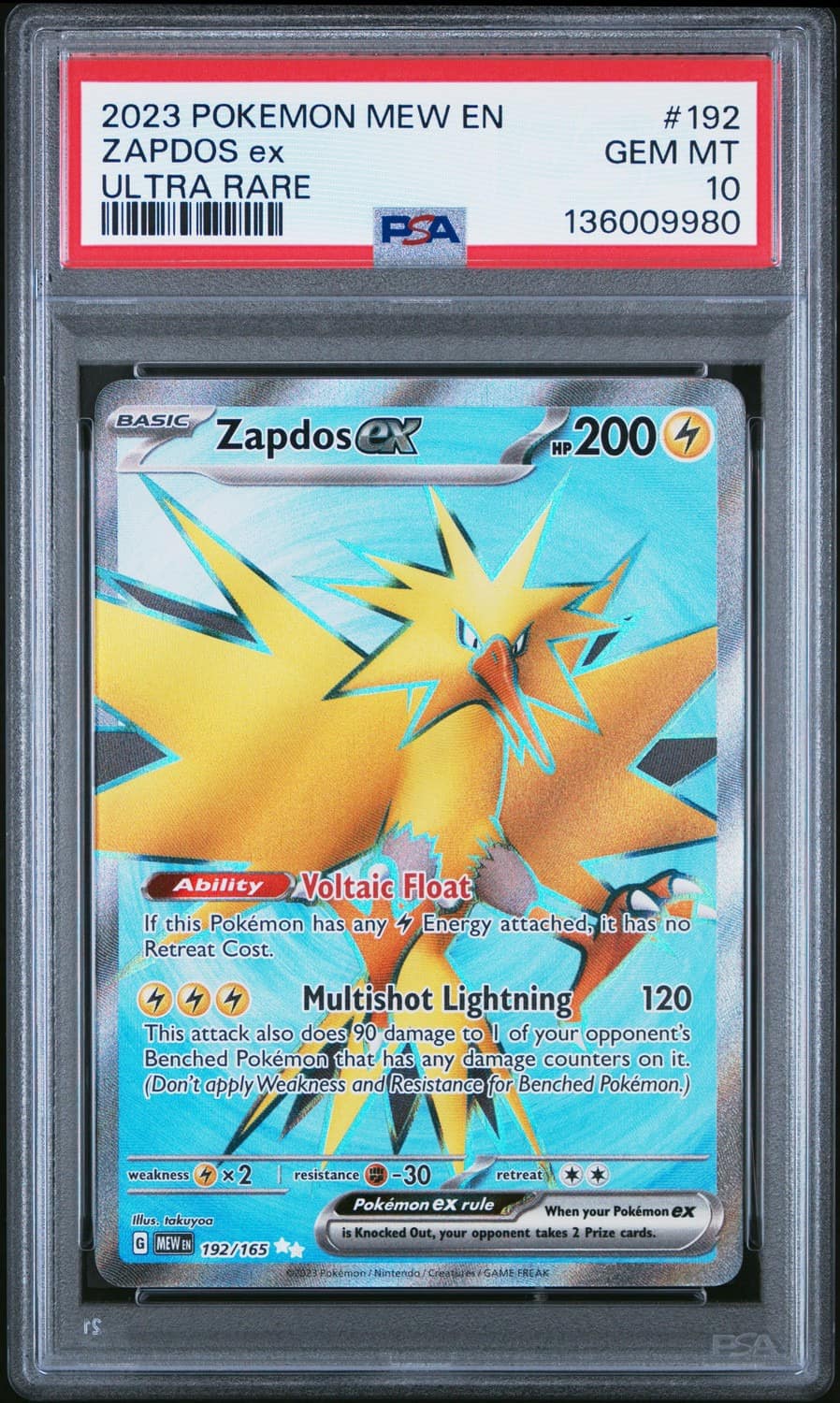 Zapdos Ex