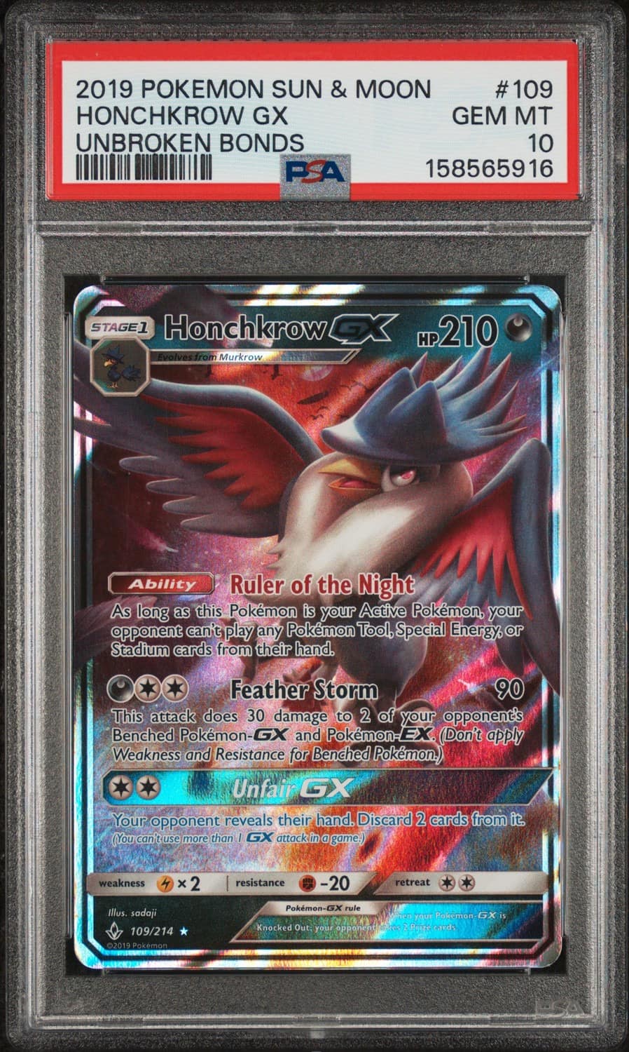 Honchkrow Gx
