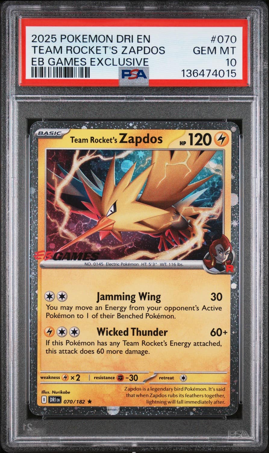 Team Rocket'S Zapdos