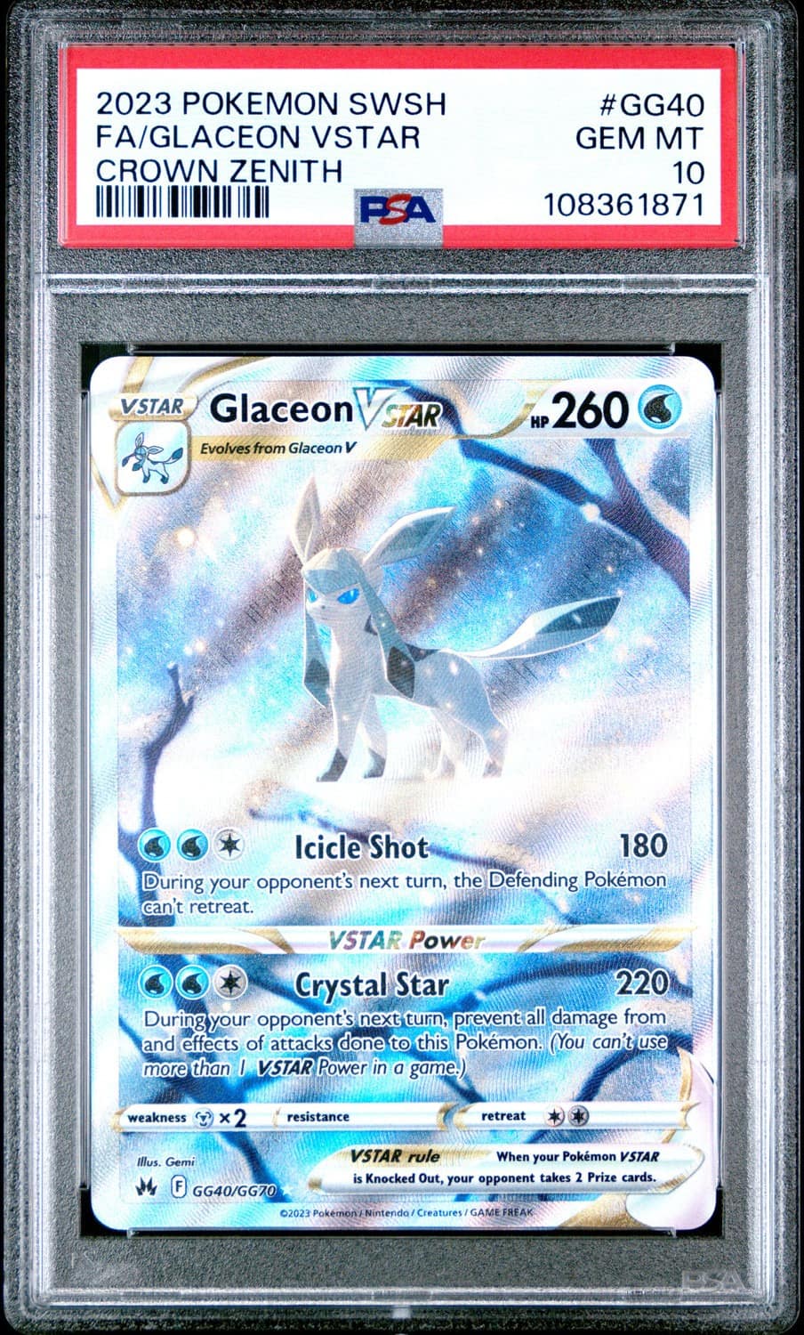 Glaceon Vstar