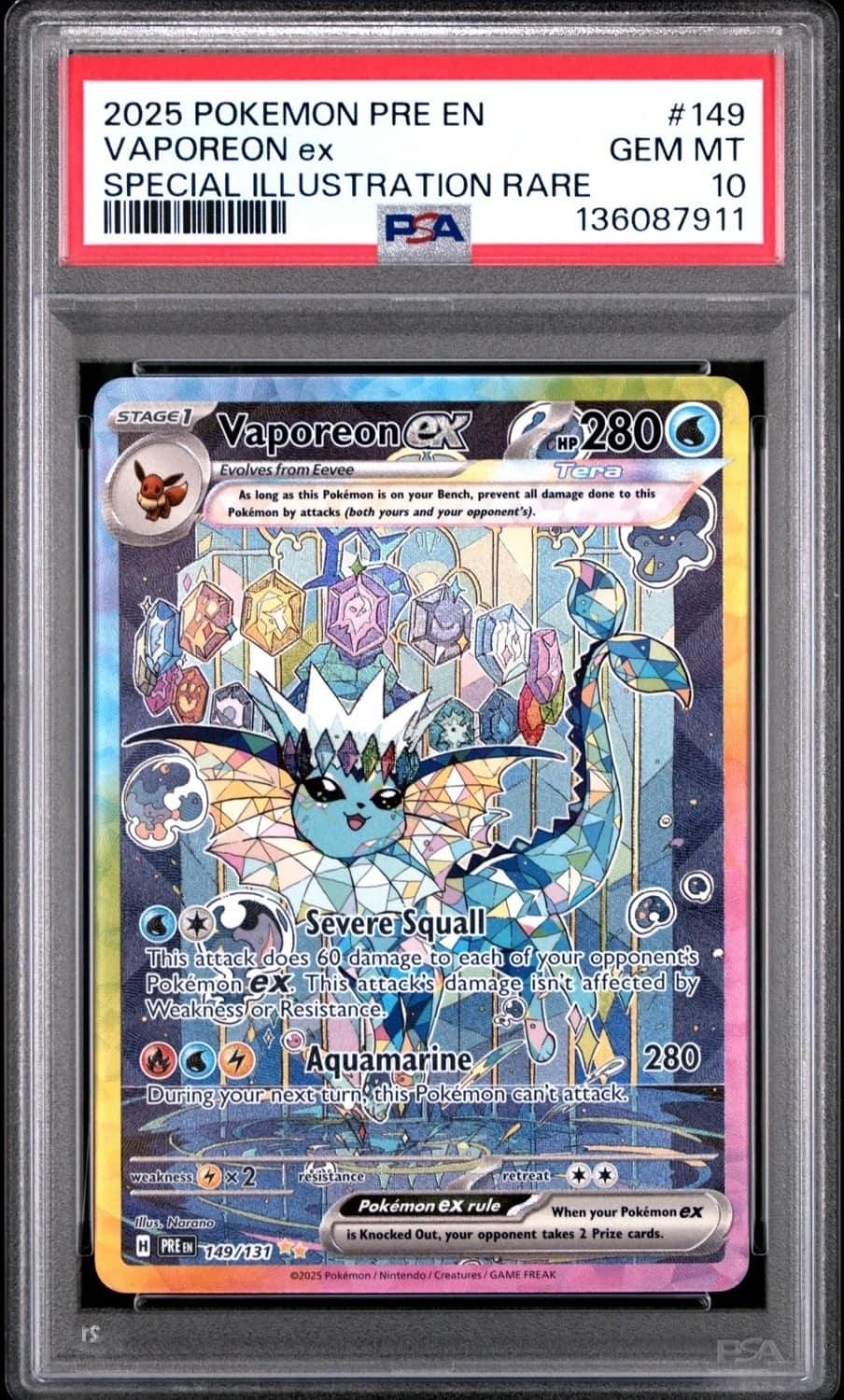 Vaporeon Ex