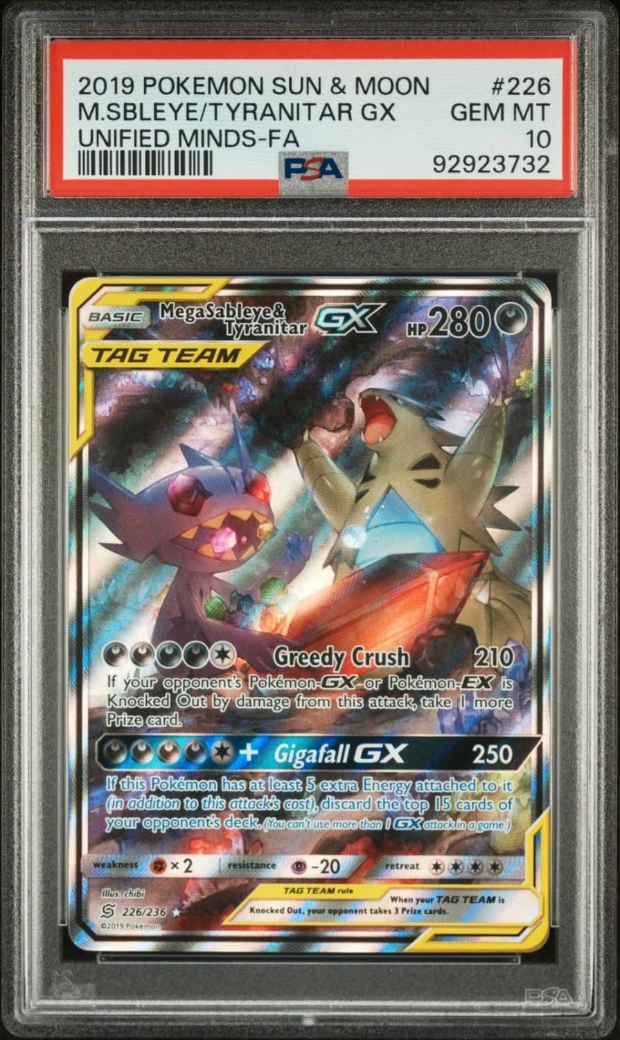 Mega Sableye & Tyranitar Gx