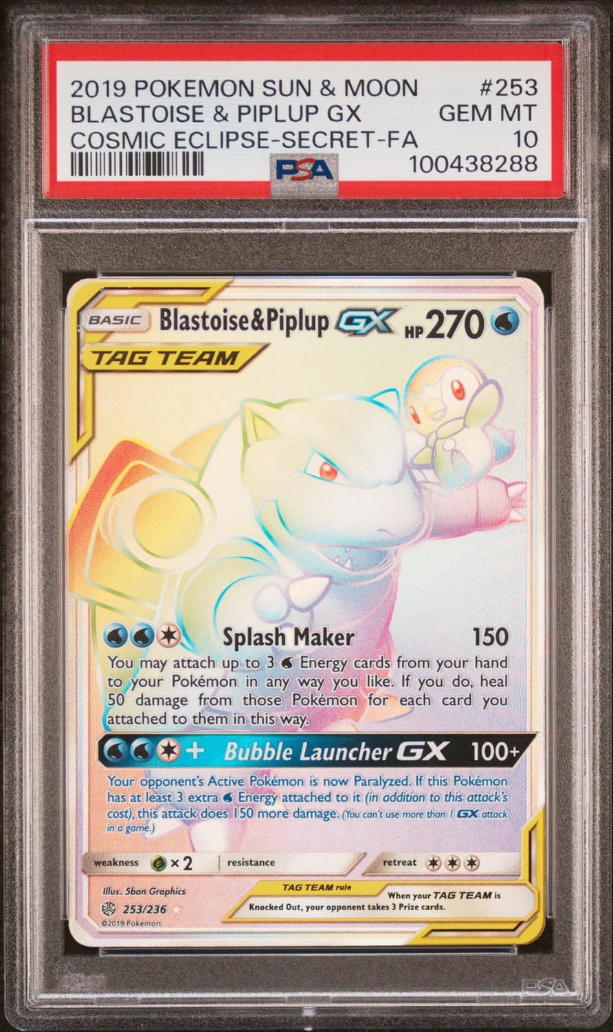 Blastoise & Piplup Gx