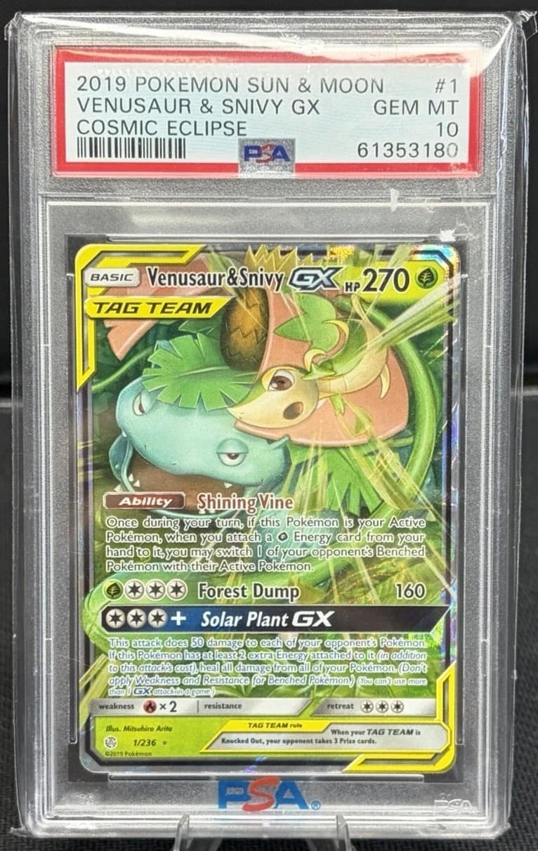 Venusaur & Snivy Gx