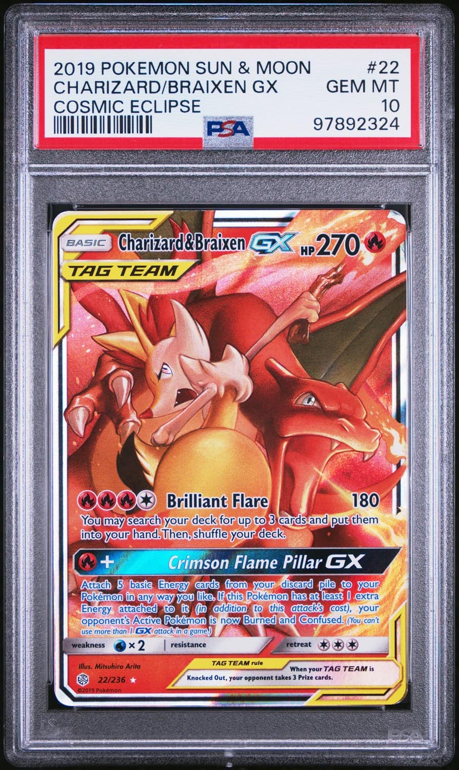 Charizard/braixen Gx