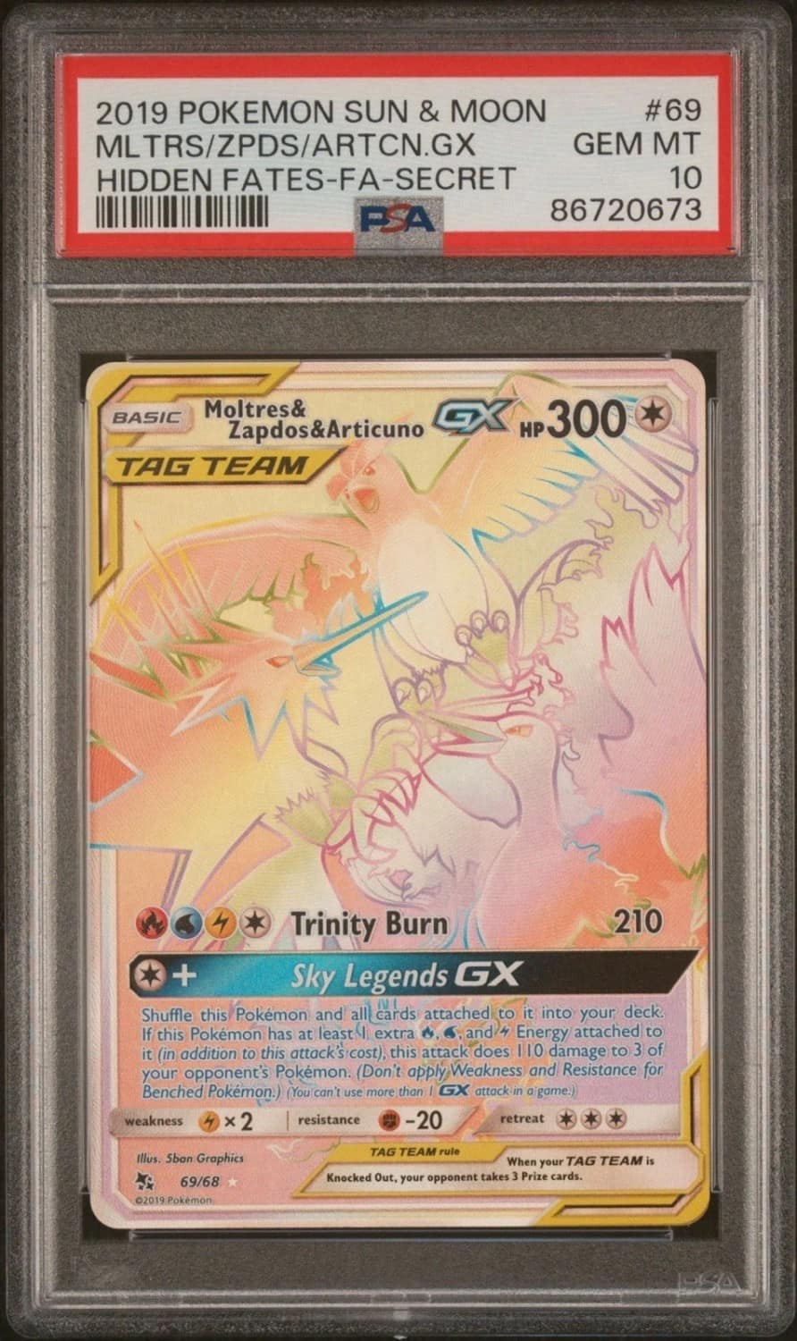Moltres & Zapdos & Articuno Gx
