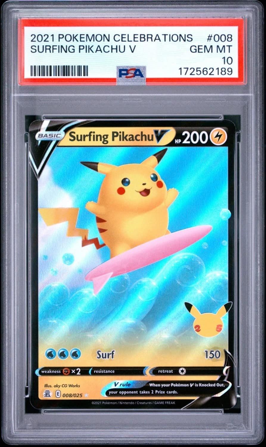 Surfing Pikachu V