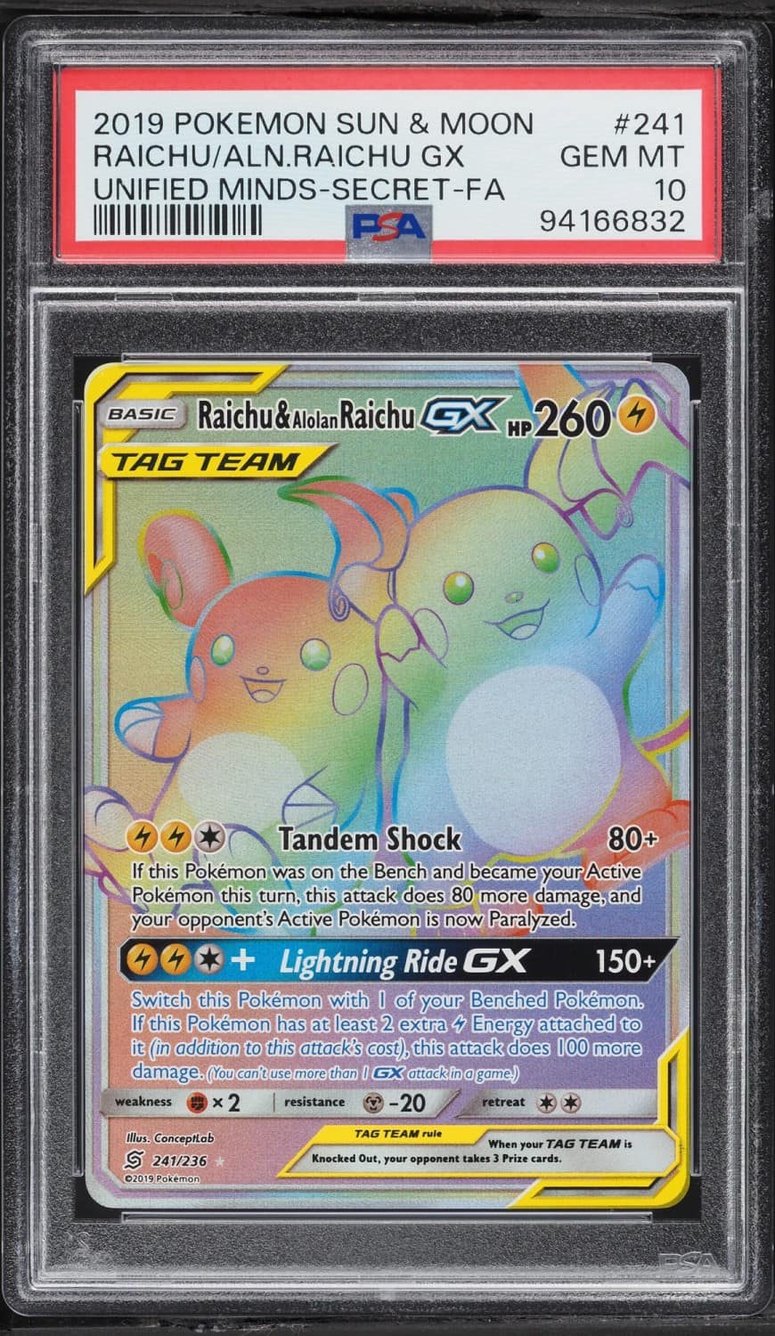 Raichu & Alolan Raichu Gx