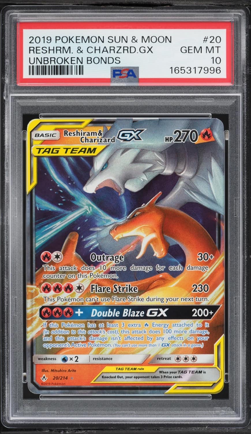 Reshiram & Charizard Gx