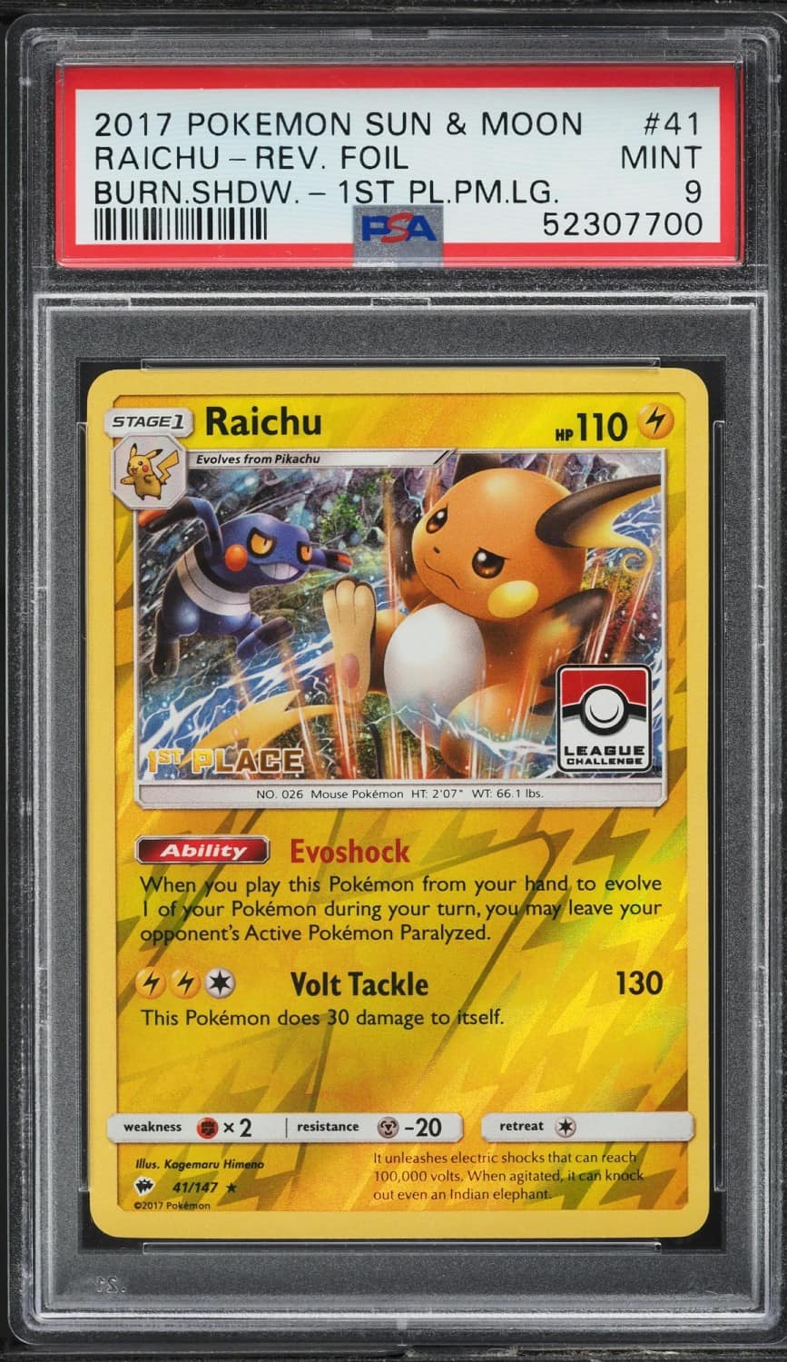 Raichu-Rev Revavroom. Foil