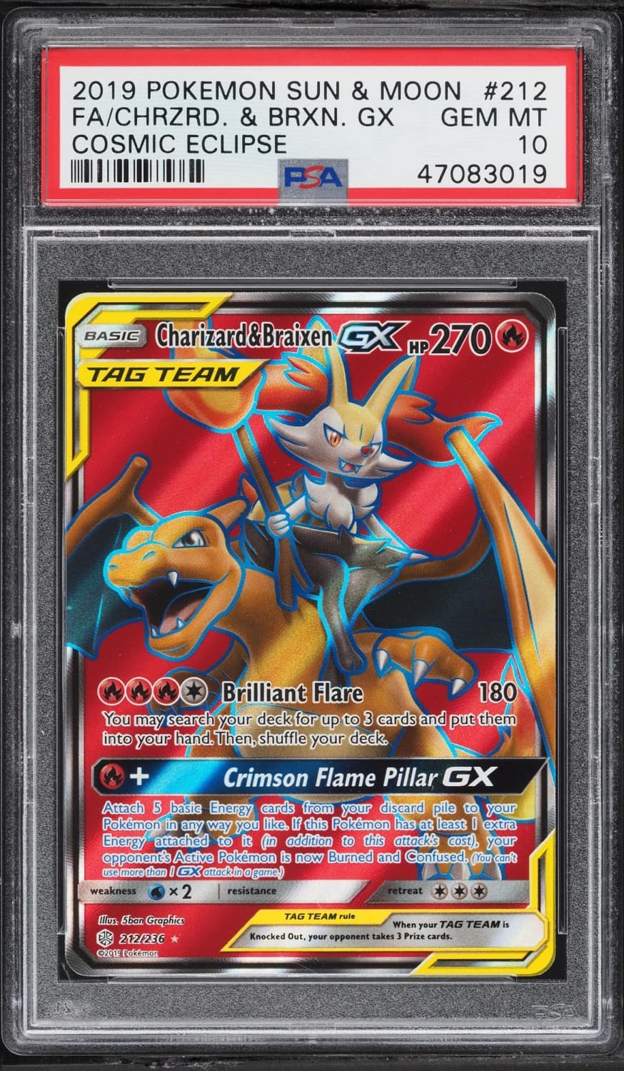 Charizard/braixen Gx