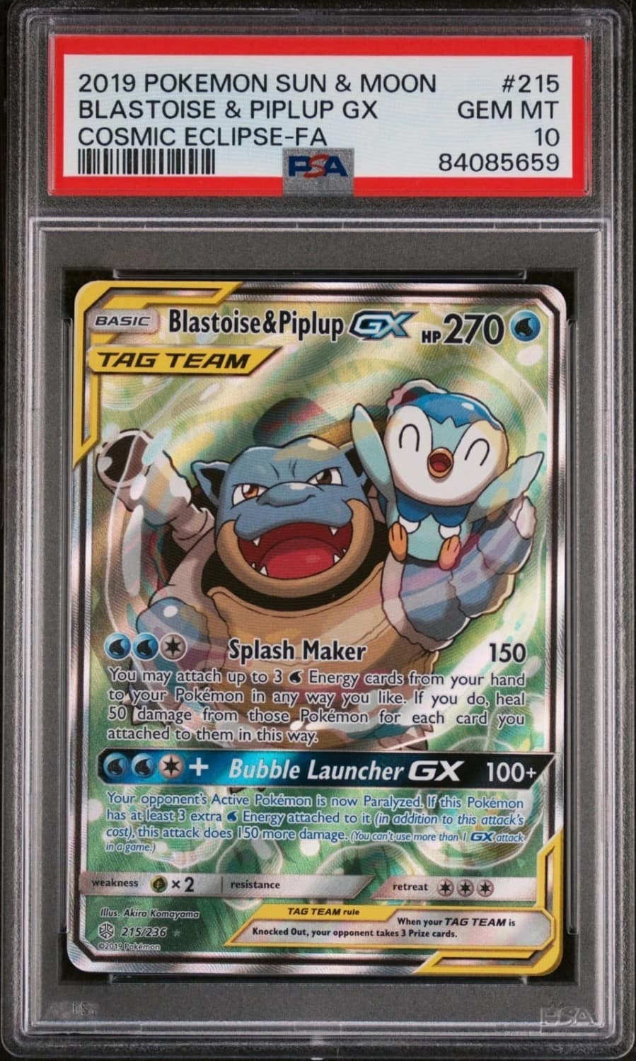 Blastoise & Piplup Gx