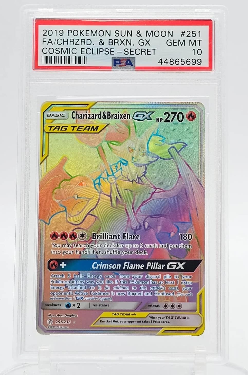 Charizard/braixen Gx