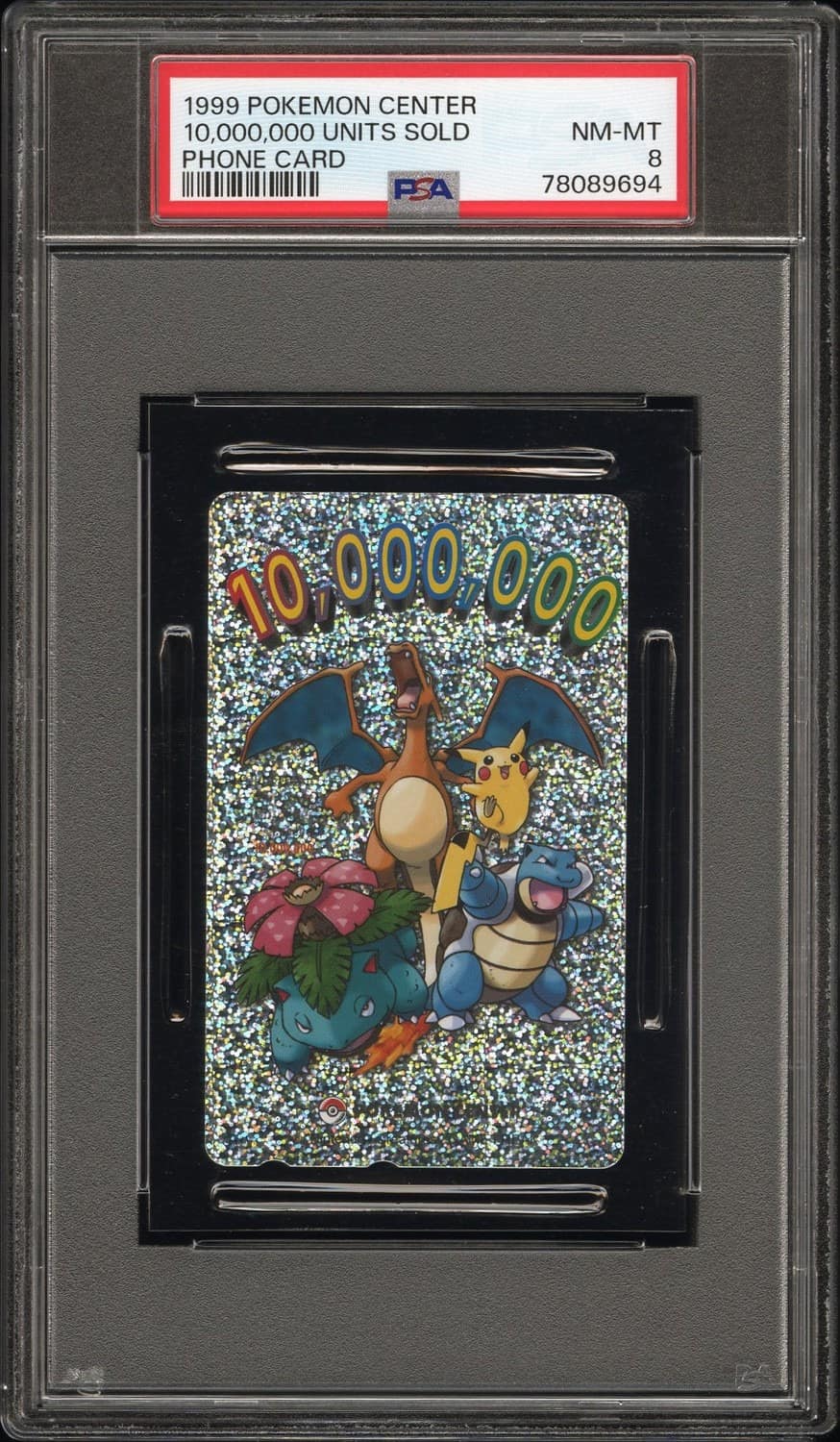 Charizard, Blastoise, Venusaur, Pikachu