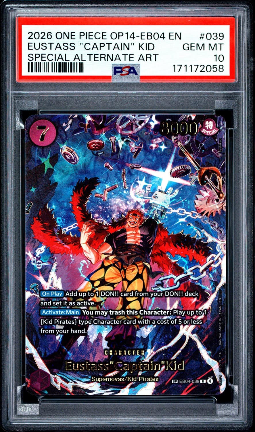 Eustass "captain" Kid