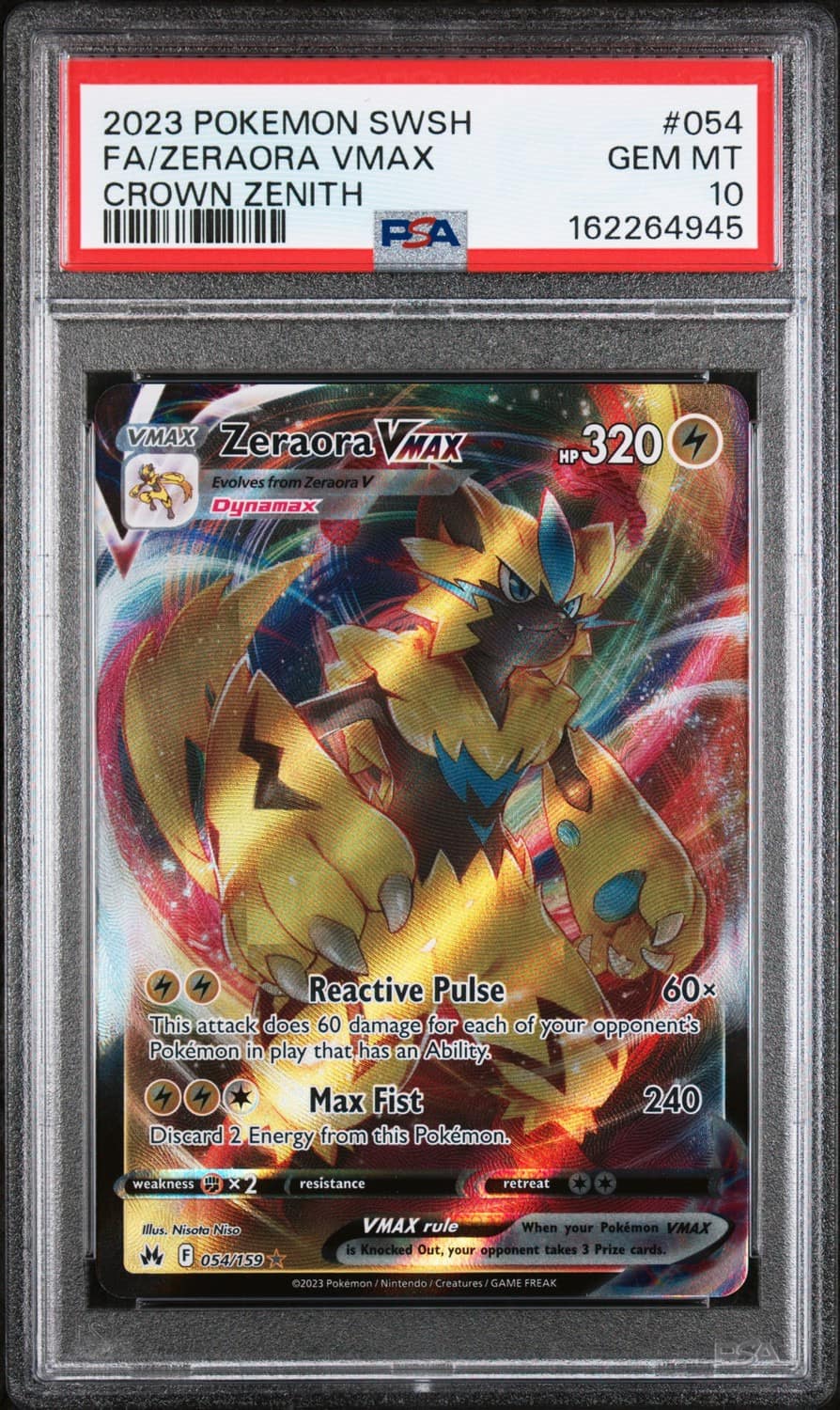 Zeraora Vmax