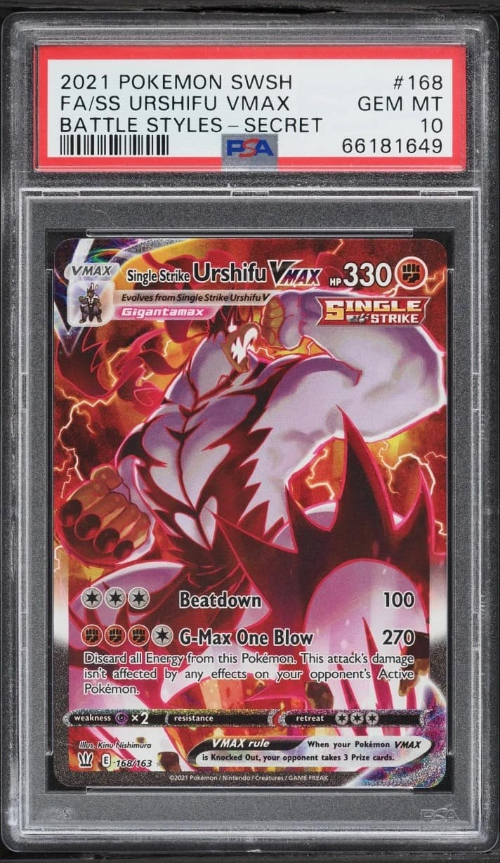 Single Strike Urshifu Vmax