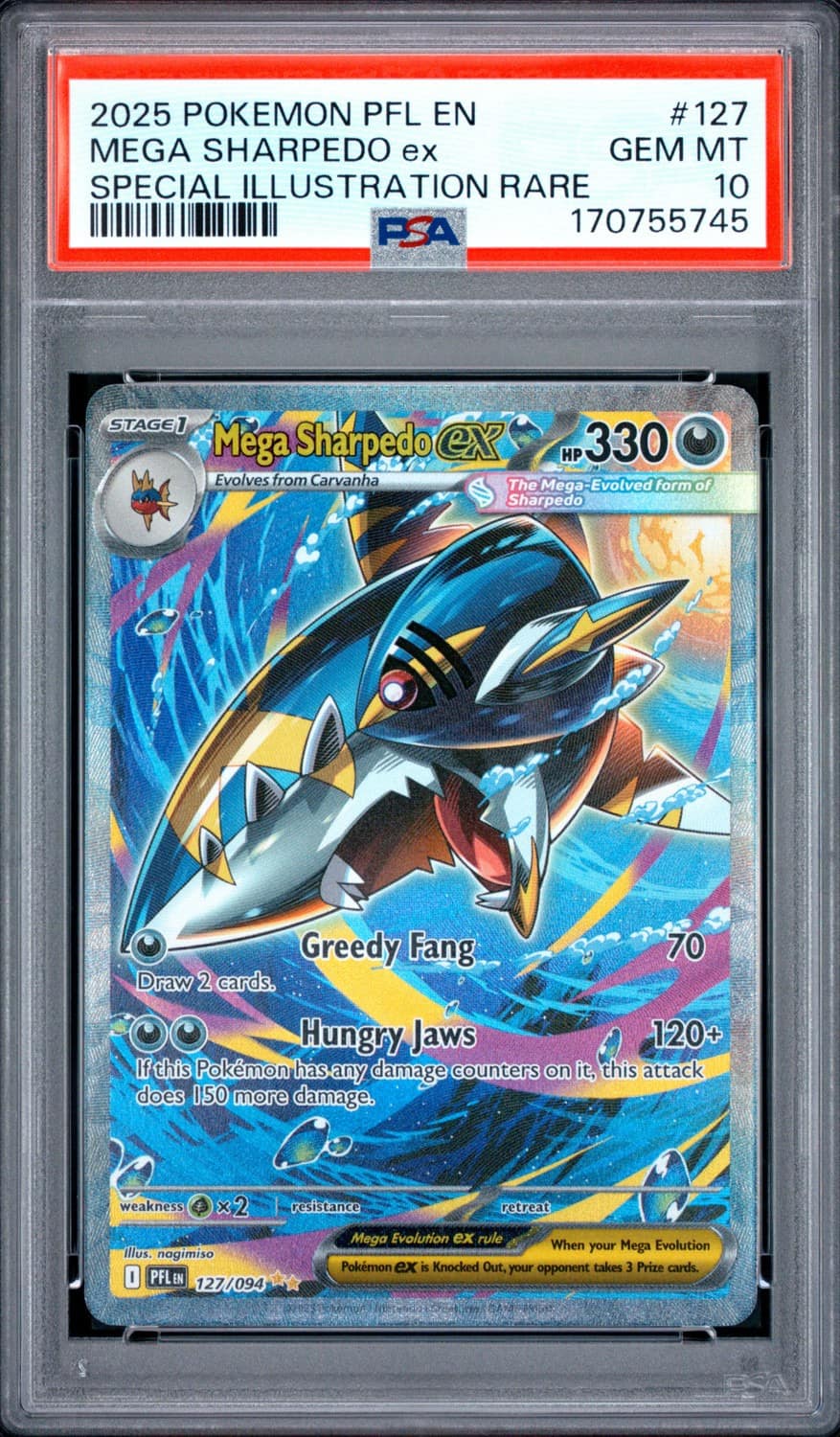 Mega Sharpedo Ex