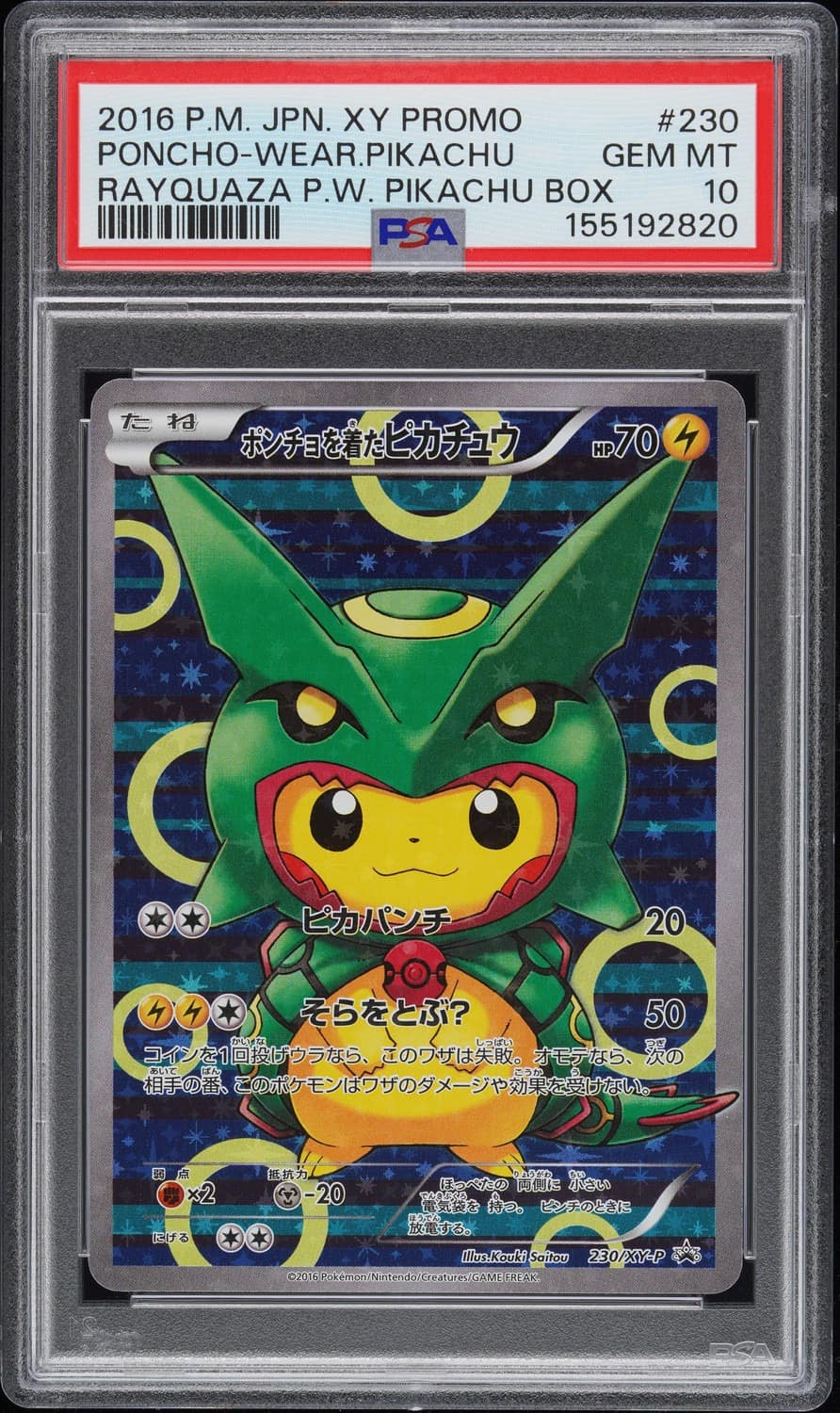 Poncho-Wearing Pikachu