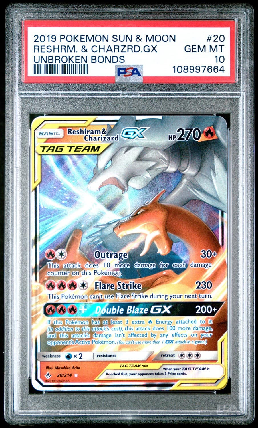 Reshiram & Charizard Gx