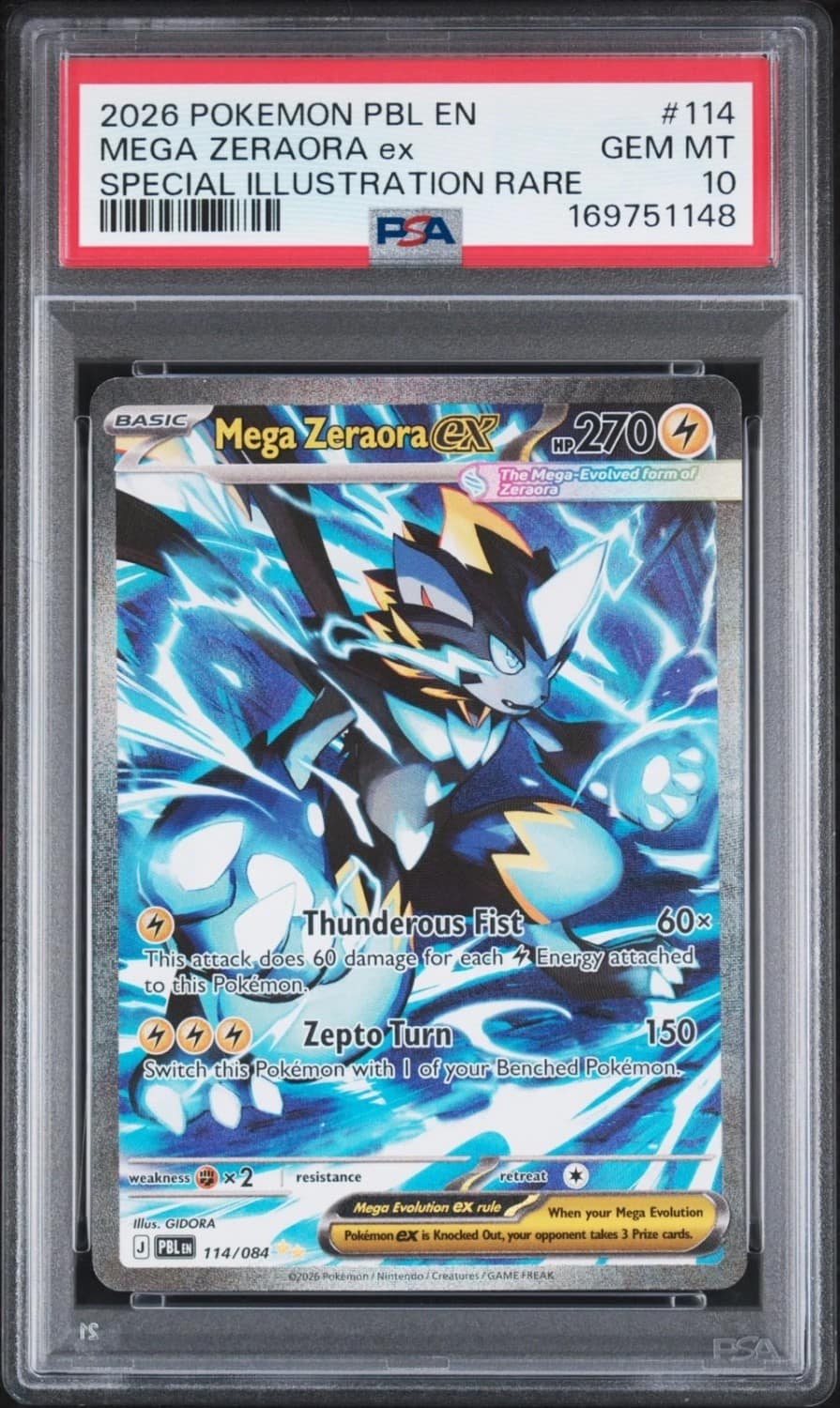 Mega Zeraora Ex