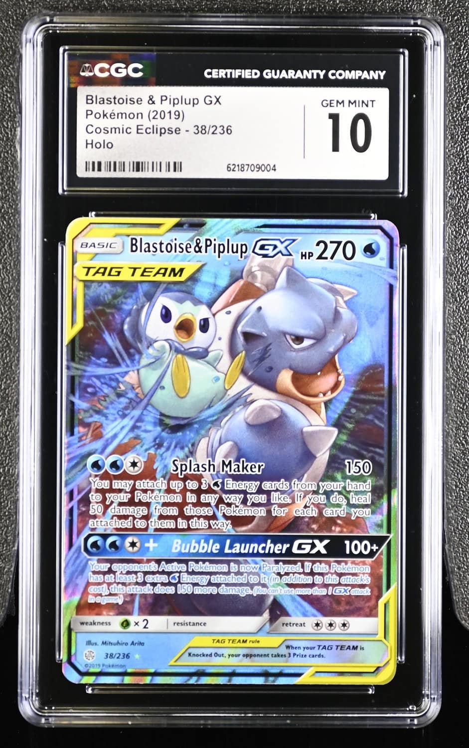 Blastoise & Piplup Gx