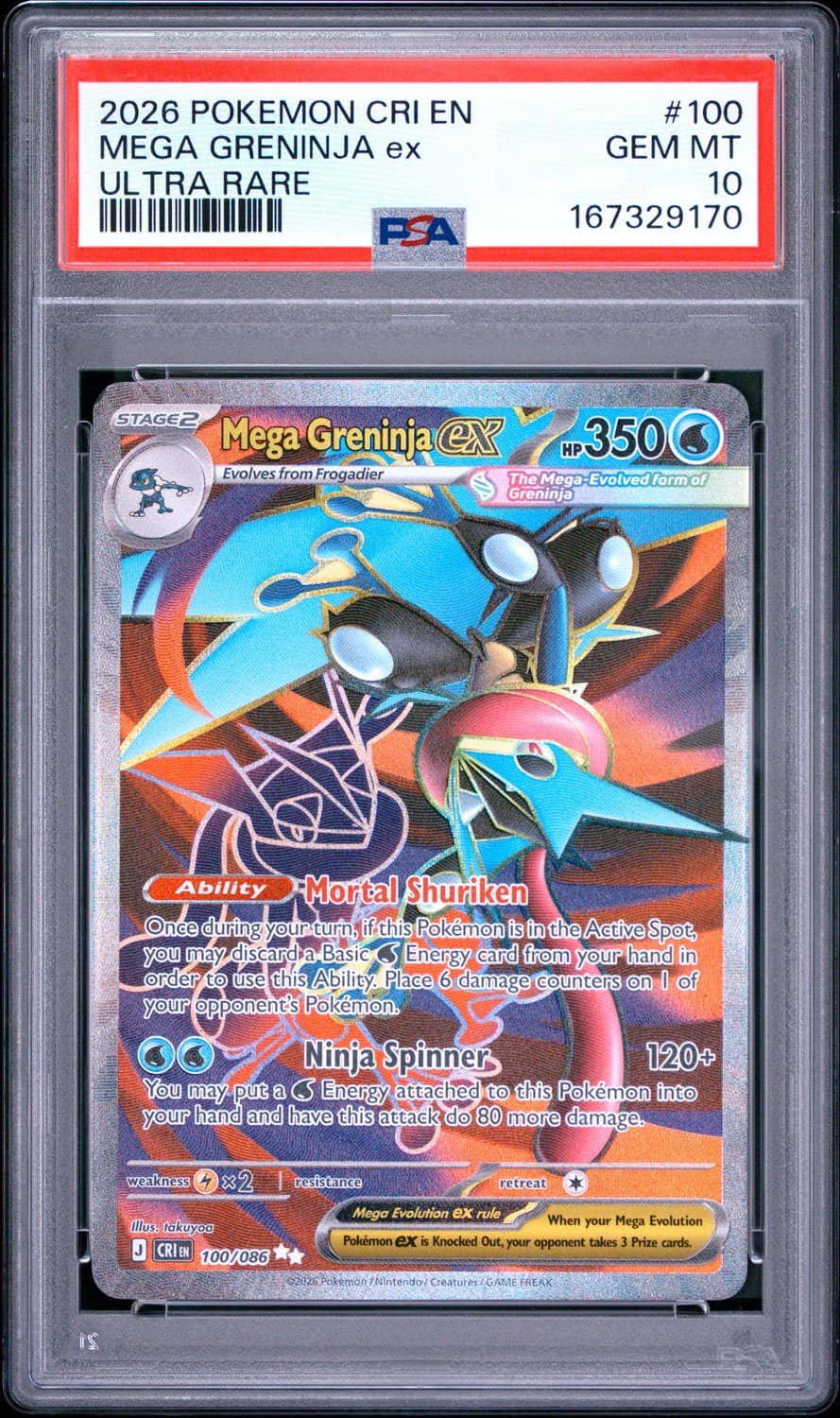 Mega Greninja Ex