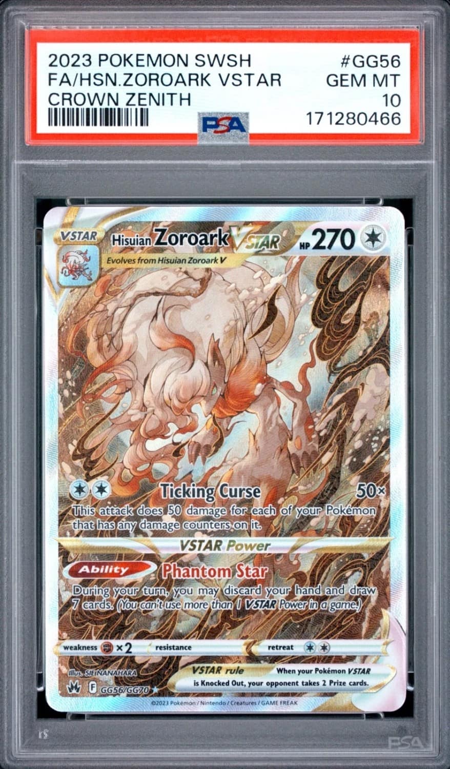 Hisuian Zoroark Vstar