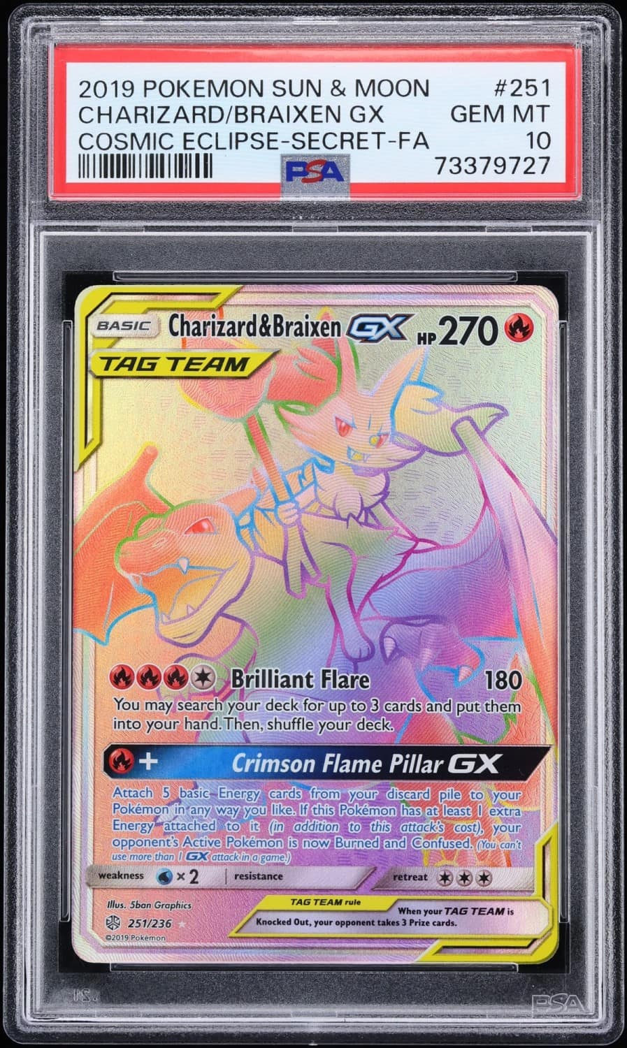 Charizard/braixen Gx