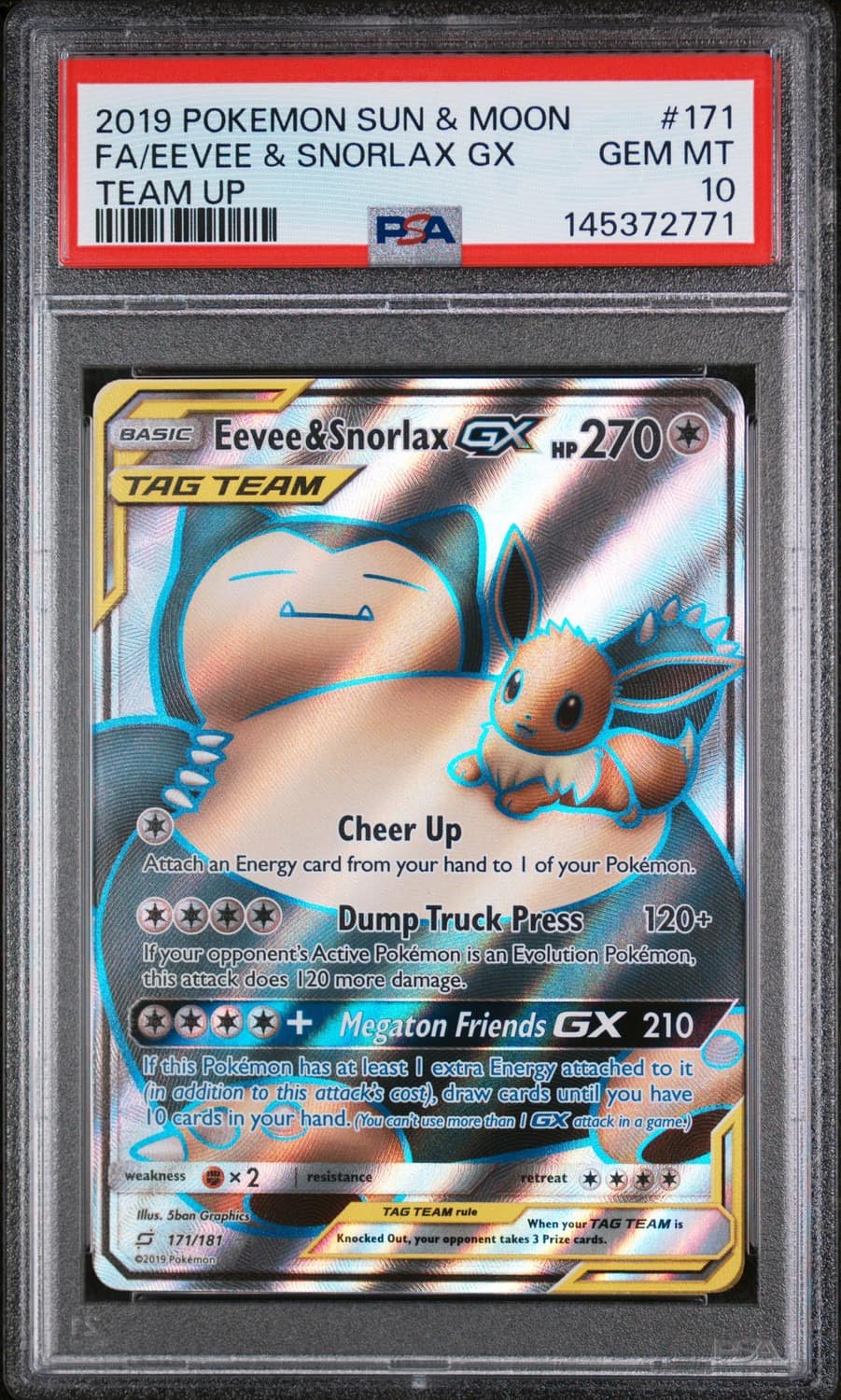 Eevee & Snorlax Gx