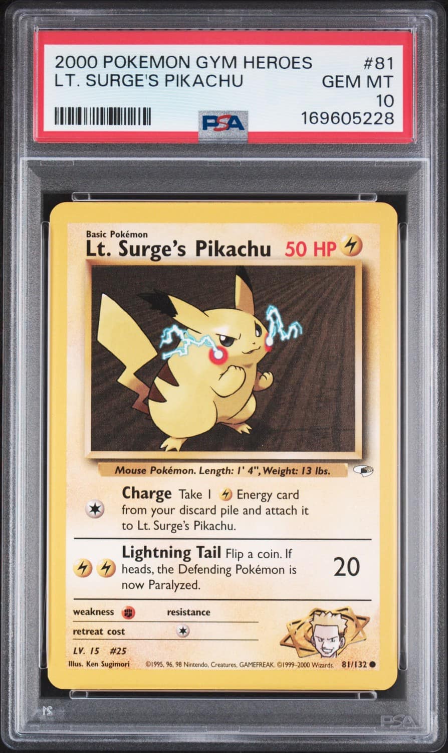 Lt. Surge'S Pikachu