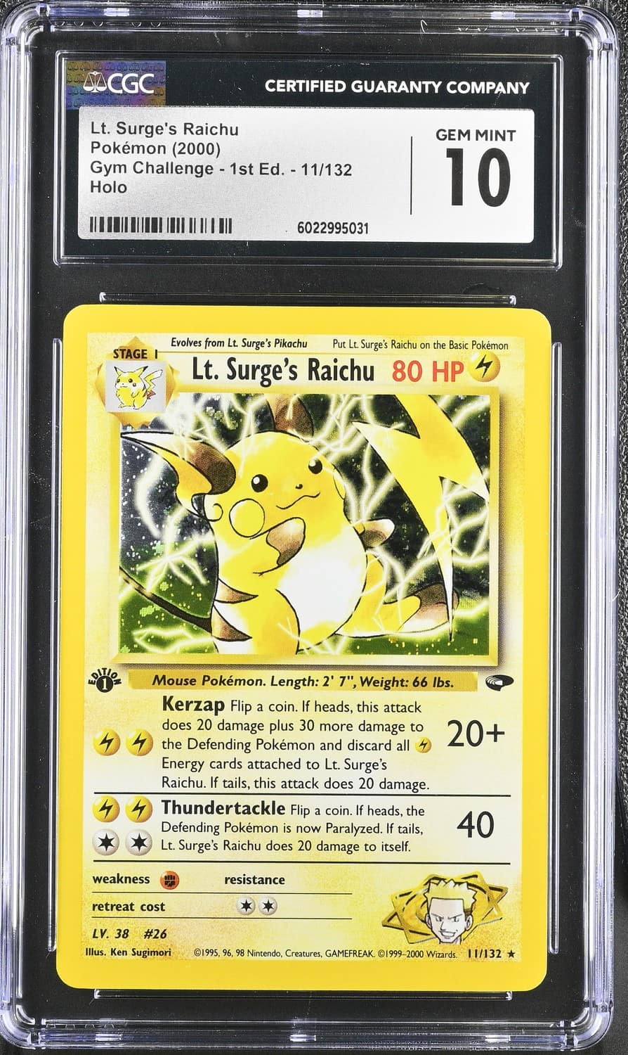 Lt. Surge'S Raichu