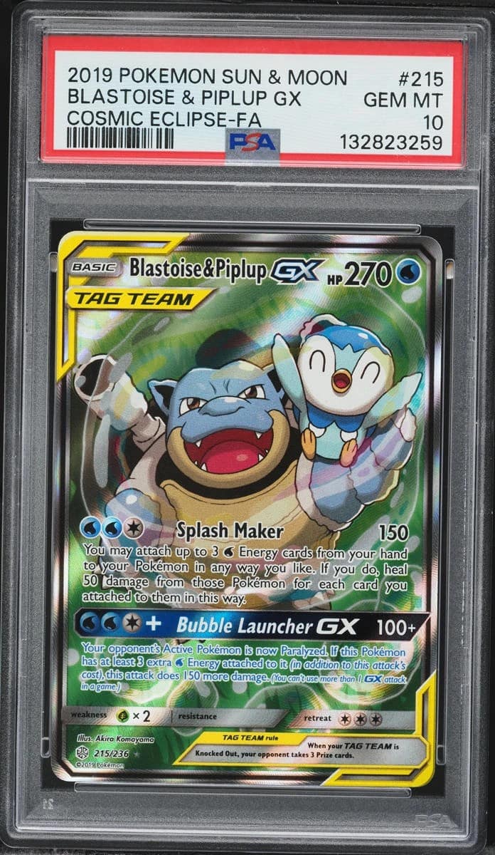 Blastoise & Piplup Gx