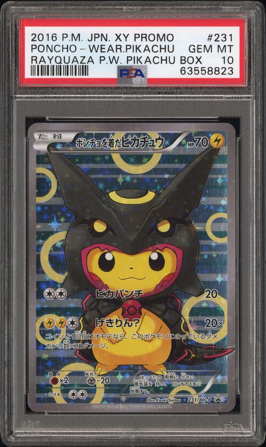 Poncho-Wearing Pikachu