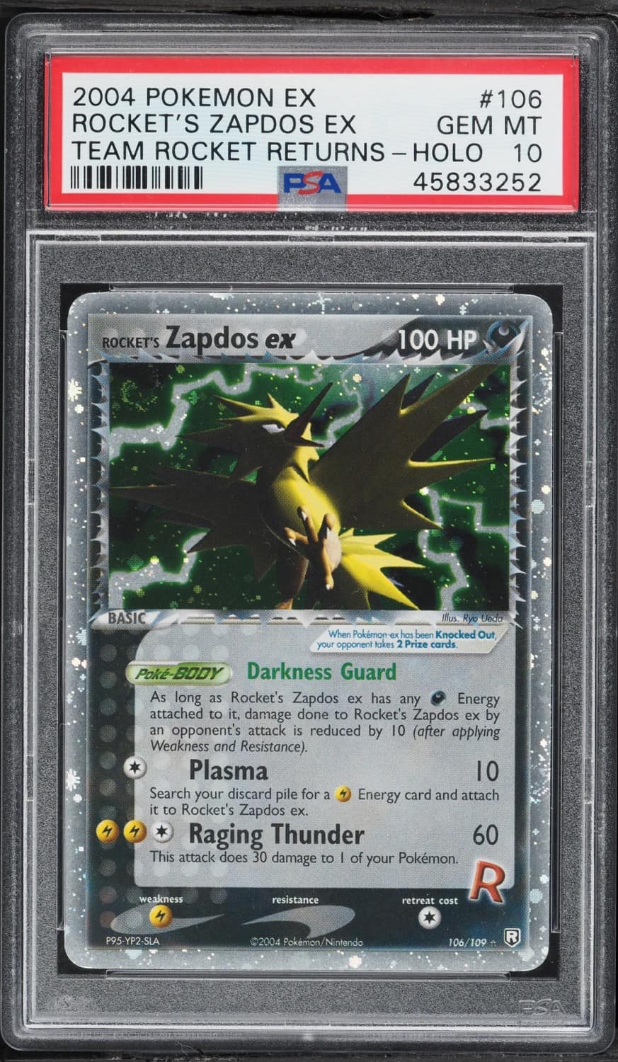 Rocket'S Zapdos Ex