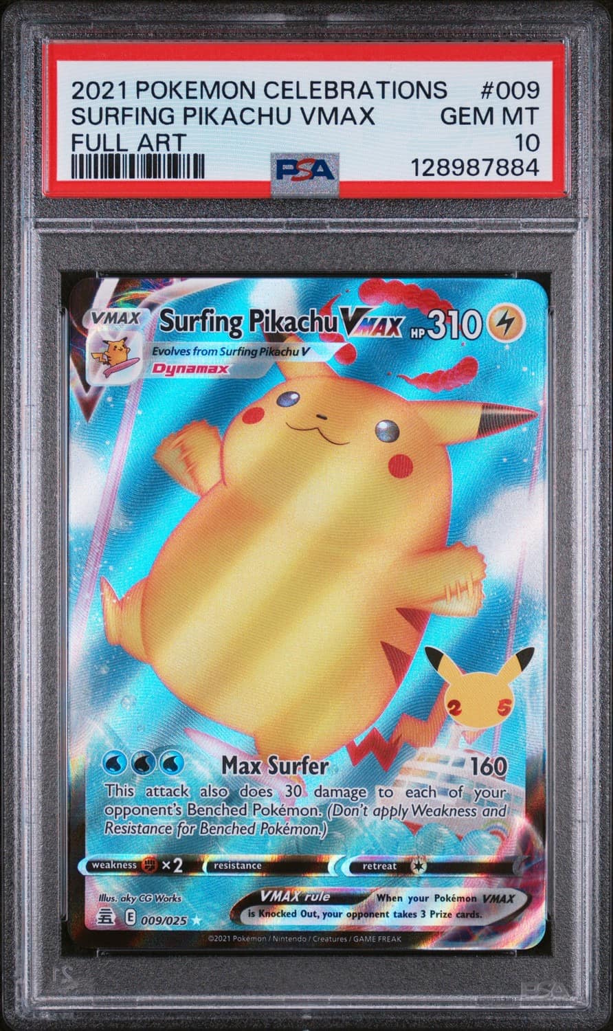 Surfing Pikachu Vmax