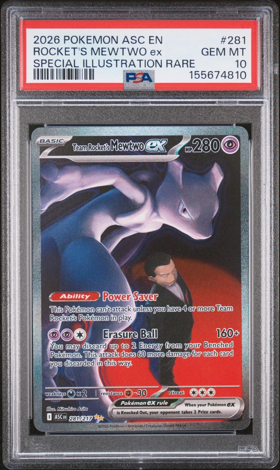 Rocket'S Mewtwo Ex