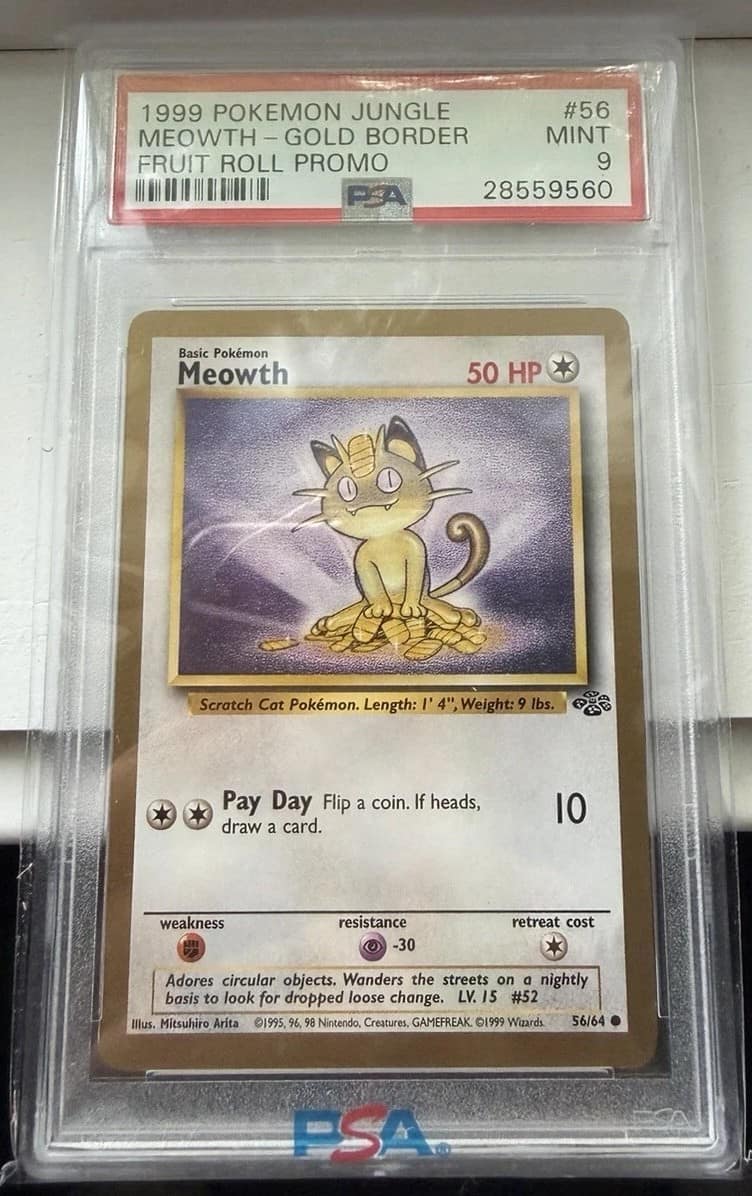 Meowth-Gold Border